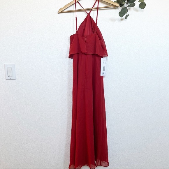 AZAZIE- NWT JBD Junior Bridesmaid Dress In Rust - Picture 5 of 9